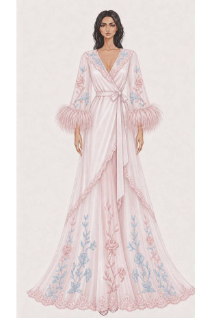  Custom Set (  Robe + Nightgown)