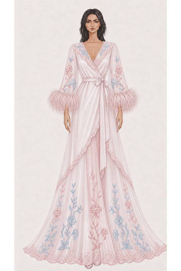 Custom Set (  Robe + Nightgown)